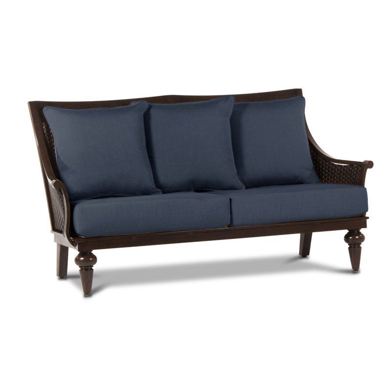 Outdoor 3 - Seat Patio Sofa, Spectrum Indigo Sunbrella® Plainweave
