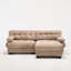 Canapé modulaire avec assise profonde et repose-pieds-1861995810