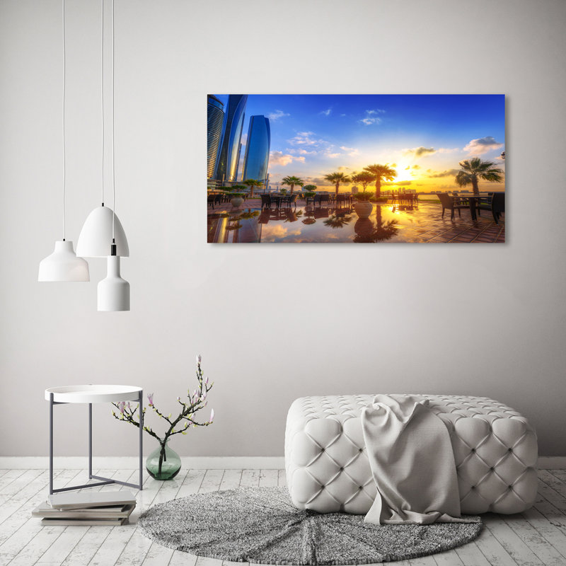 Abu Dhabi East - Wrapped Canvas Print