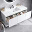 Meuble-lavabo mural de 48 pouces