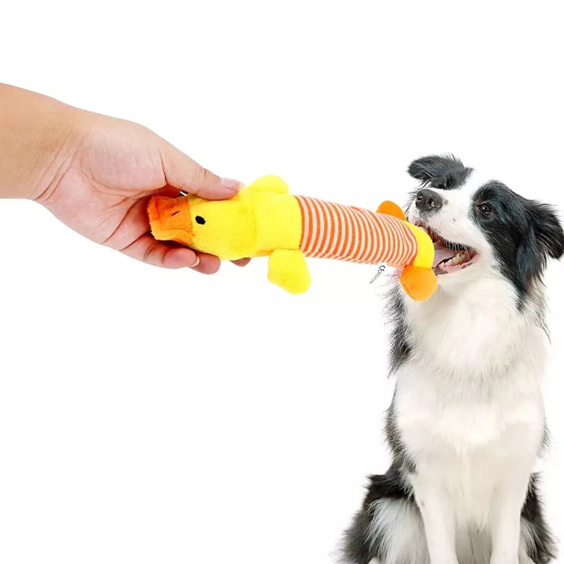 3pack Dog Squeaky Toys Durable Plush Chew Sound Dog Toys For Chewers