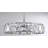 10 - Light Dimmable Round K9 Crystal Ceiling Light Modern Pandent Light