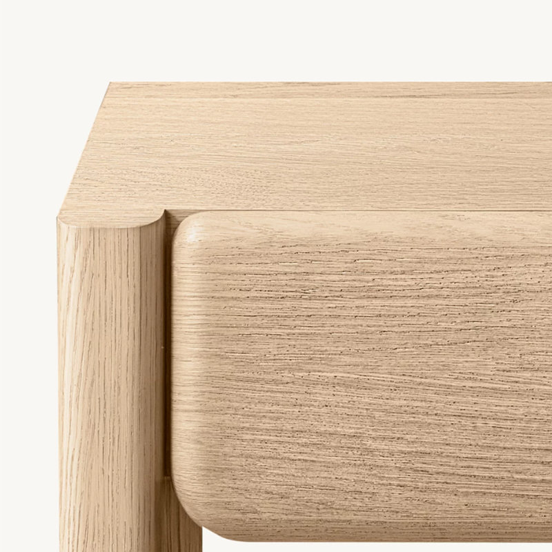 Console avec tiroirs, Beige