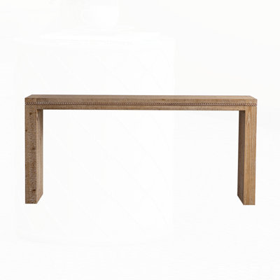 Console Table with Solid Wood