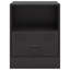 34.5cm W Steel Bedside Table-101281352