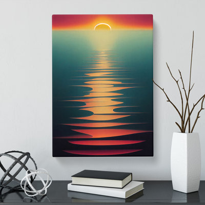Crystal Sunset - Wrapped Canvas