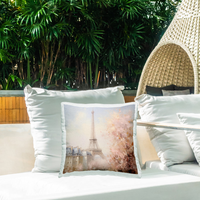 Coussin d'extérieur Parisian Eiffel Tower