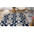Gertz Shag Navy/Gray/Ivory Area Rug-896673322