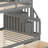 Stairway  Bunk Bed With Drawer, Storage And Guard Rail For Bedroom, Dorm, For Adults-1279282056