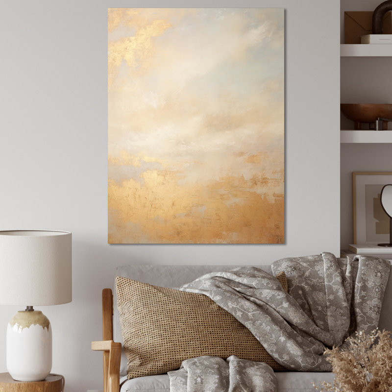 «Magic Sky Simplicity» sur toile, Toile tendue, H 32 po x l 16 po x P 1 po