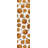 Kaue Citrus Slice High-Low Orange/Cream Indoor/Outdoor Rug-185882685