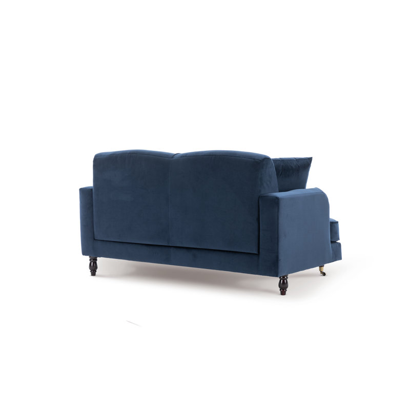 Penermon Roll Arms Sofa, Navy Blue, 2