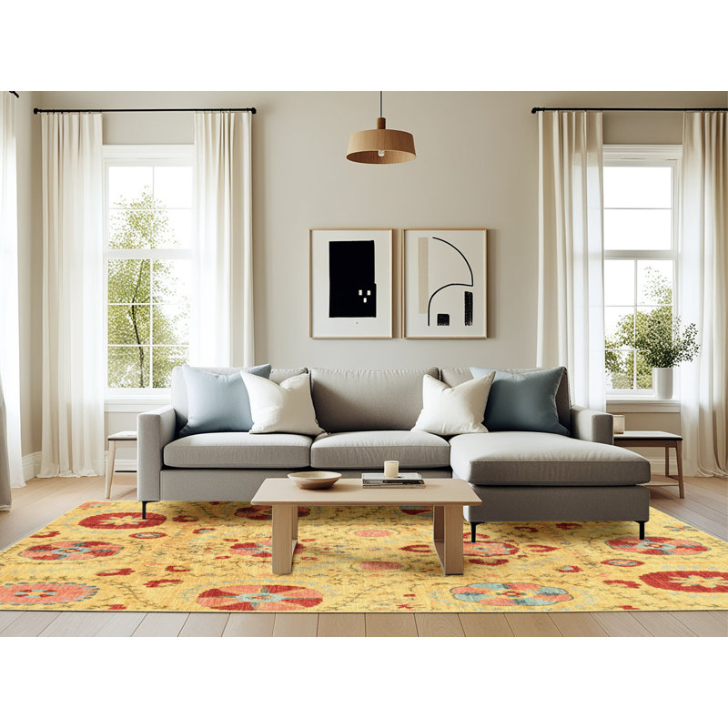 Abstract Indoor Rug, Rectangle 6' x 9'