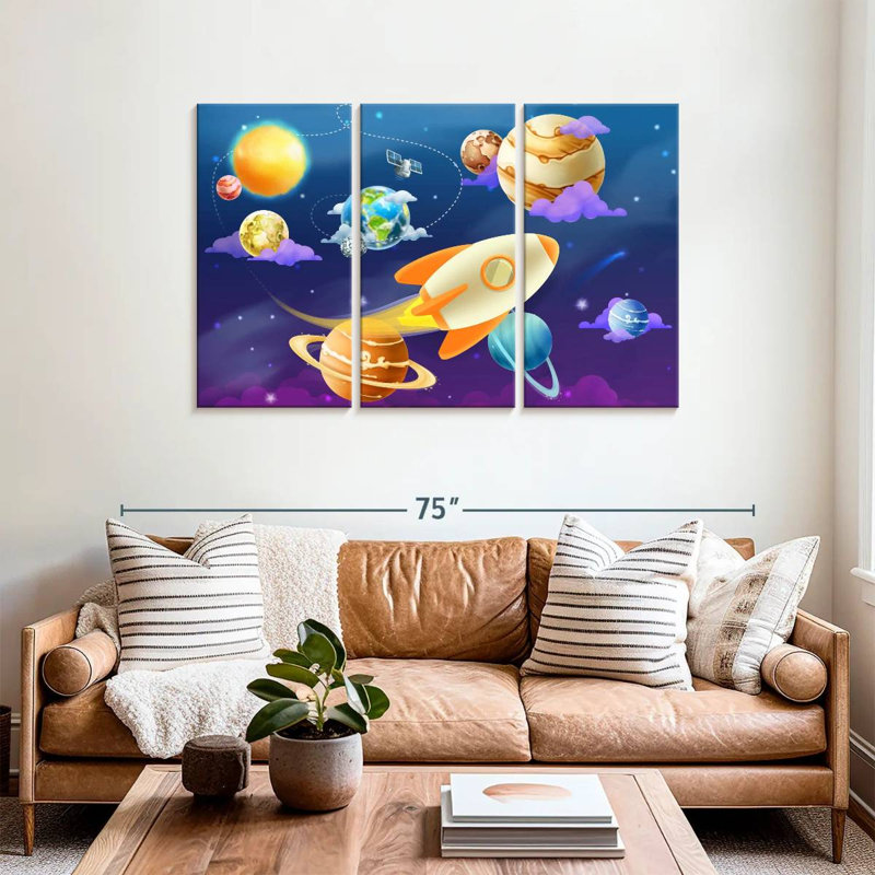 Ashelle Space Nursery, H 36 po x l 57 po