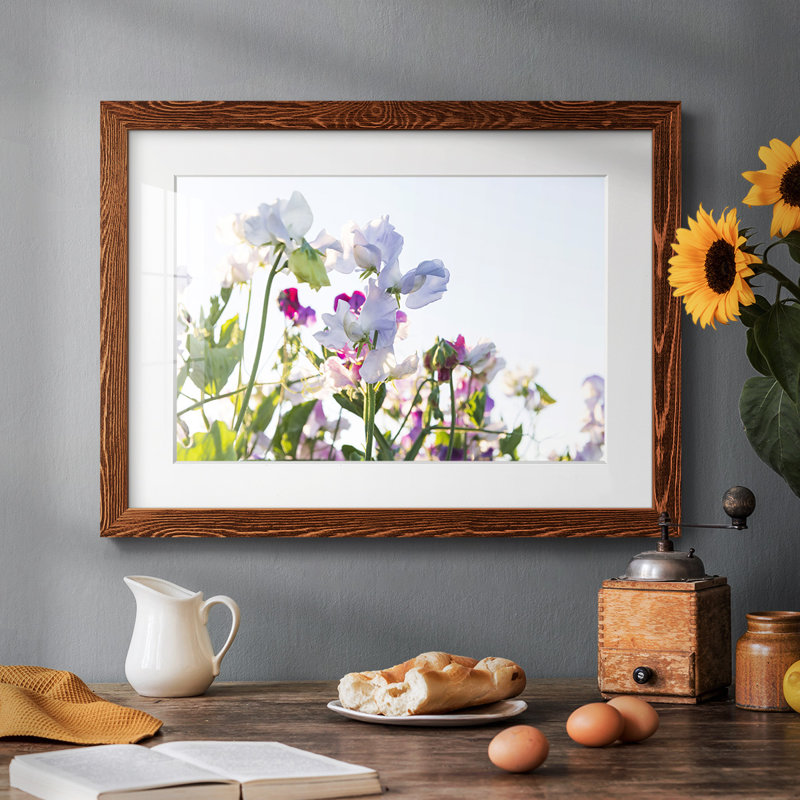 Fleurs printanières, H 14 po x l 20 po x P 1,5 po, Érable