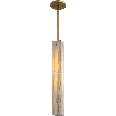 Luminaire suspendu carré / rectangulaire à 1 lumière DEL Vaquero