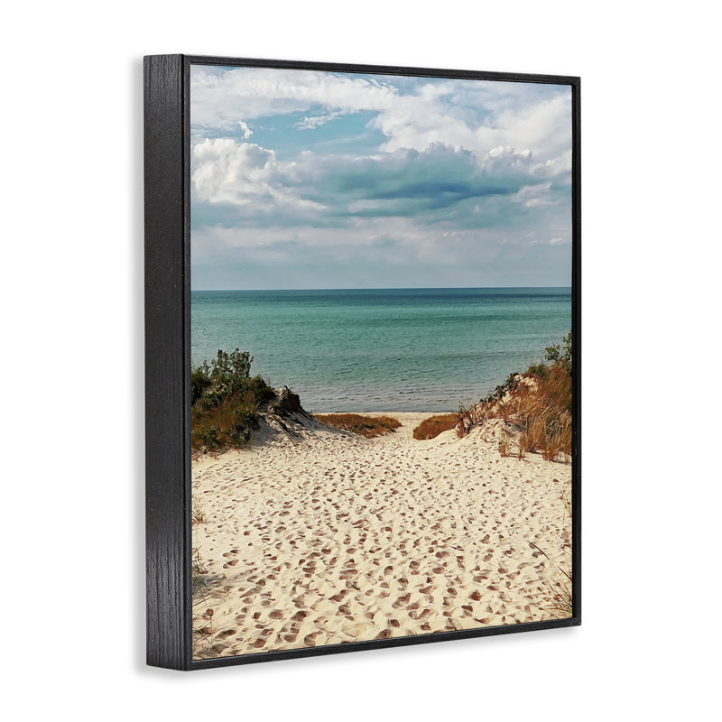Générique estampe de plage côtière, estampe numérique, design par Marcus Prime, H 14 po x l 11 po