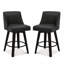 Tabouret de bar et de comptoir pivotant Malakeh-194081669-200796772