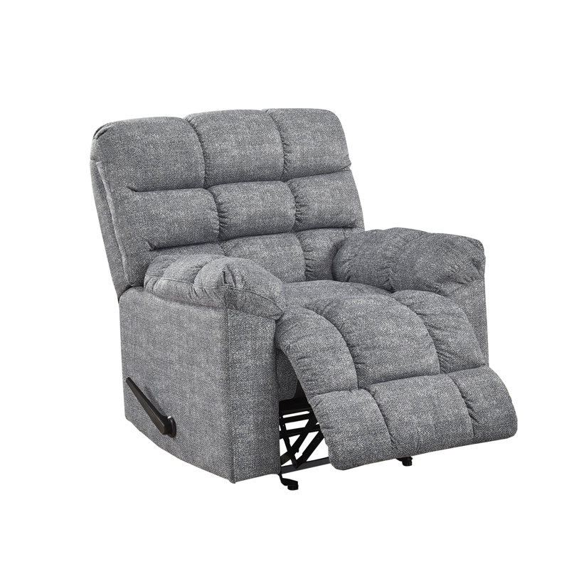Fauteuil inclinable oscillant, gris, Grey