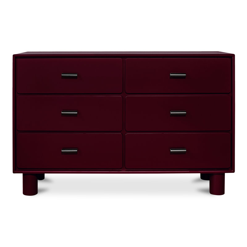 Jolene 6 - Drawer Solid Wood Dresser