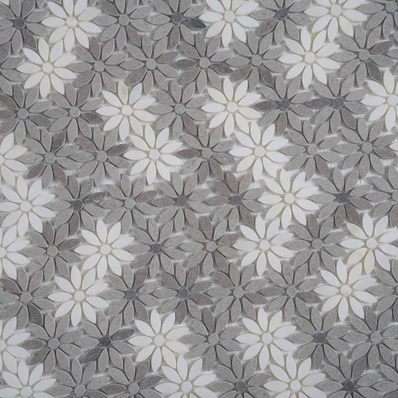 Desert Hills 0.5 in. x 1.1 in. Novelty Polished Marble Tile