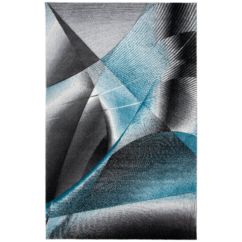 Tapis abstrait performance Vilica, Rectangle 2 pi 7 po x 5 pi