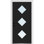 MMI DOOR 80 in. Steel 3 -Lite Prehung Front Entry Door