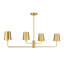 Dipaolo 4-Light Linear Chandelier-761093205