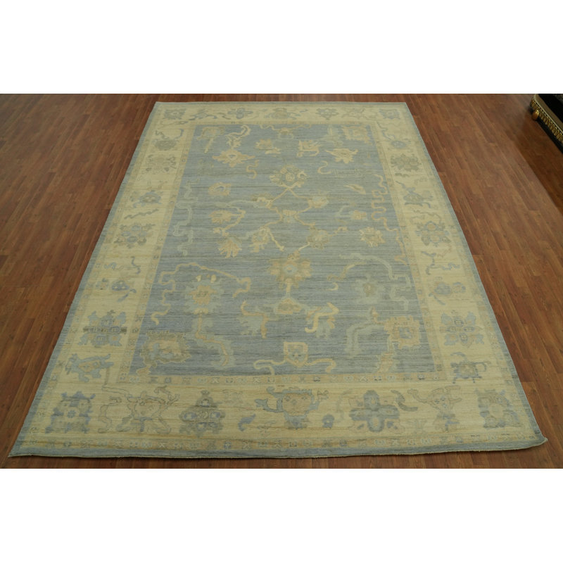 Handmade Oushak Vegetable Dye Area Rug 9x12
