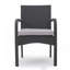 Fauteuil club d'extérieur en rotin d'osier-1624840697