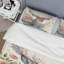 Ensemble de housse de couette mignon petit cerf avec fleurs roses en microfibre / polyester-1716161321