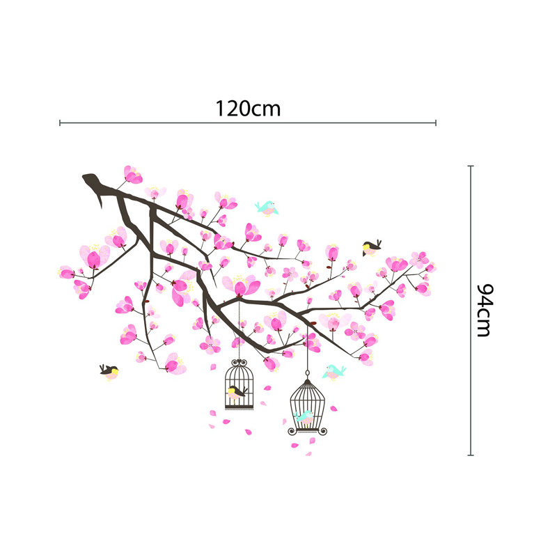 Branch Cherry Blossom Floral Wall Sticker