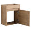 Meuble-lavabo de salle de bain compact 16 pouces - Fixation murale, portes à fermeture douce, pour petites salles de bain à fermeture