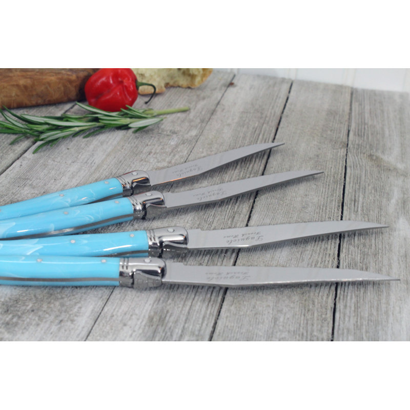 French Home Laguiole Faux 4 Piece Steak Knife Set
