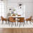 Faux Leather Upholstered Metal Dining Chair-957567176-957567223