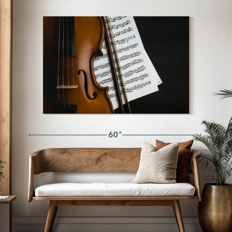 Violin Practice Sheets, 34" H x 51" W