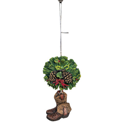 BOOTS & WREATH ORNAMENT