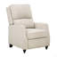 Fauteuil inclinable en tissu rembourré avec dossier en bois massif et confort de style transitionnel 1pc-1904177747