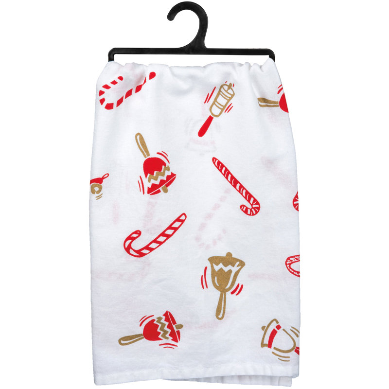  Serviette de cuisine Jingle All The Way - 28 po x 28 po