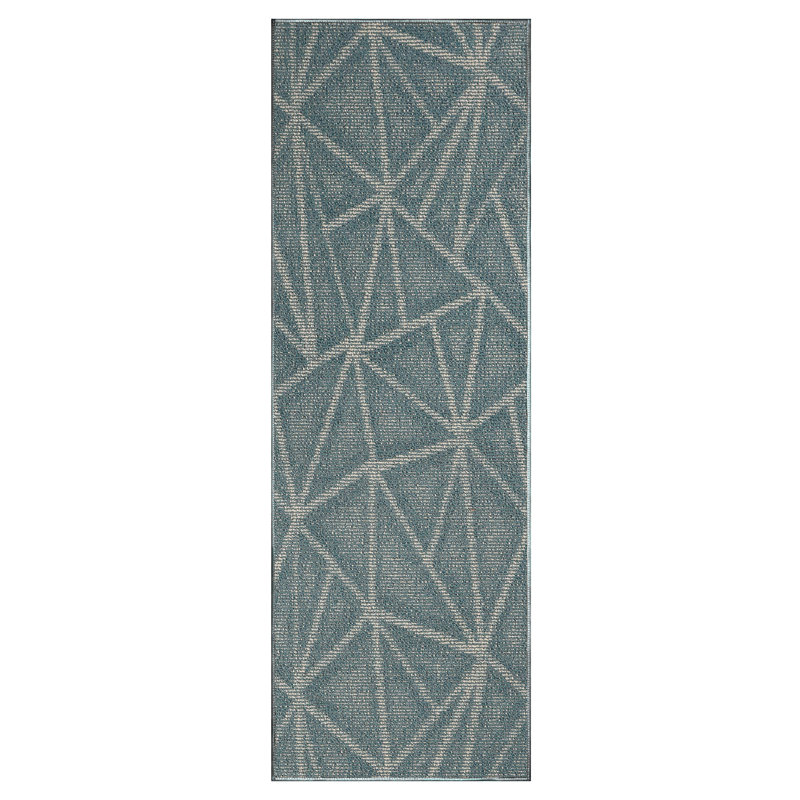 Tapis bleu Dicarlo, Tapis de couloir 3 pi x 8 pi