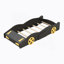 Lit plateforme simple en forme de voiture de course avec roues et rangement-882552289