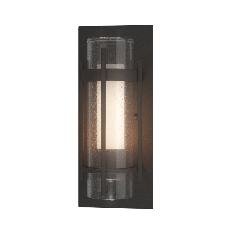 Torch Outdoor Flush Mount, Natural Iron, 12" H x 5" W x 4.2" D