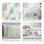 Ensemble de draps imprimés Lenox 6 pièces, draps doux et confortables, imprimés élégants, entretien facile, certifié OEKO-TEX, motif « Scattered Spice Village », taille Queen-134023906-134023910