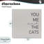Plaque murale Minimal You Me & Cats, design par Jaxn Blvd.