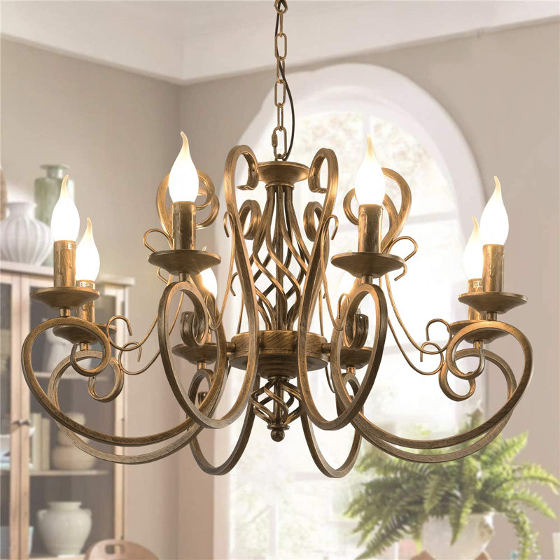 Orovada 1 - Light Chandelier, Light Bronze