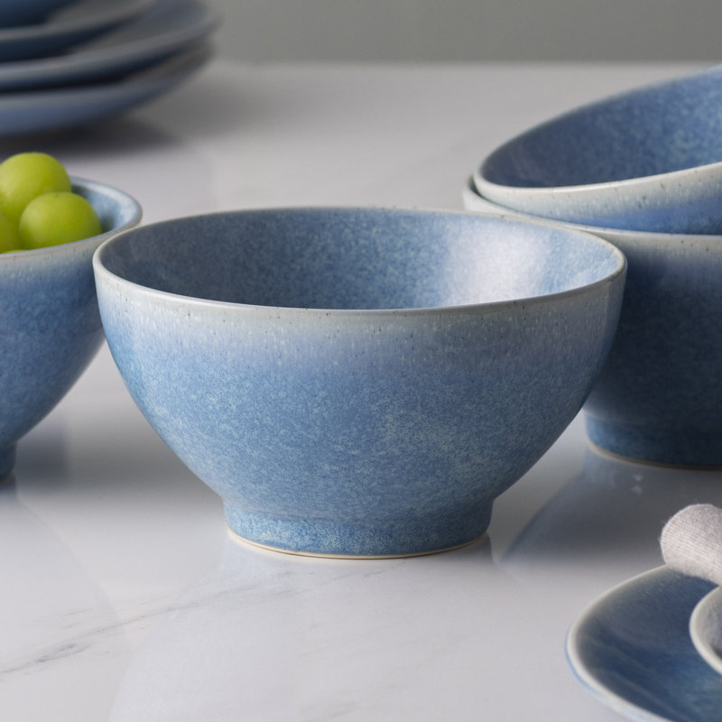  Ensemble de 4 bols à riz Noritake Colorwave Azure, 5,75 po, 20 oz