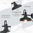 Kwak 3-Light Vintage Factory-inspired Bathroom Vanity Lights-473994007