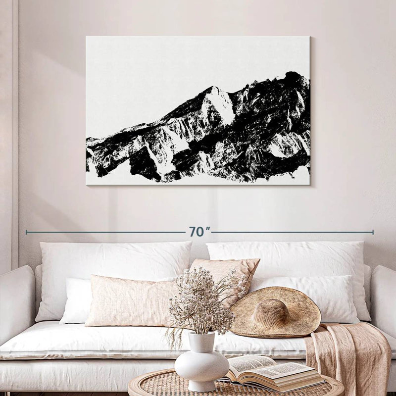 BW Mountains I, H 30 po x l 45 po