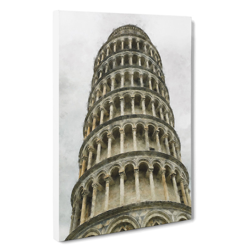 Leaning Tower Of Pisa Vol.1 - Wrapped Canvas, 76cm H x 50cm W x 3cm D