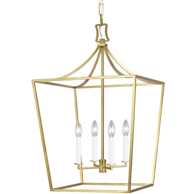 Lustre géométrique à 4 lumières Meztli par Chapman & Myers
